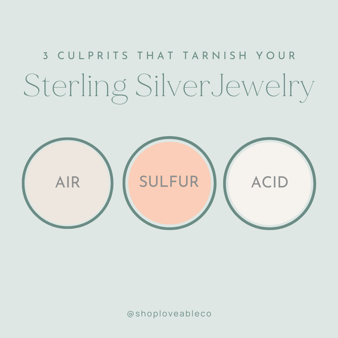 Why Does Sterling Silver Tarnish? How to clean + care for your silver jewelry