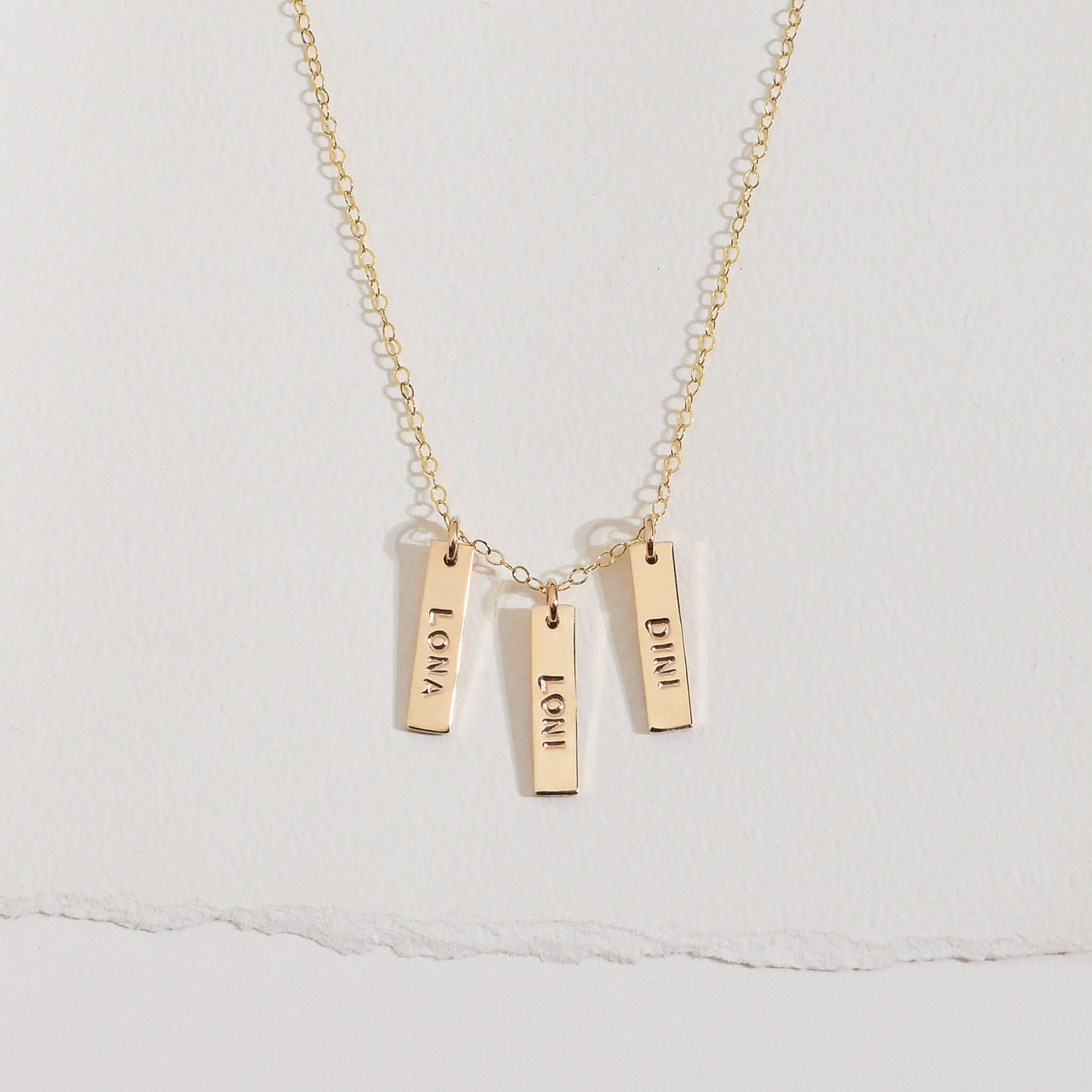 Personalized Name Tag Necklace