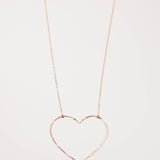 Emily Large Open Heart Necklace