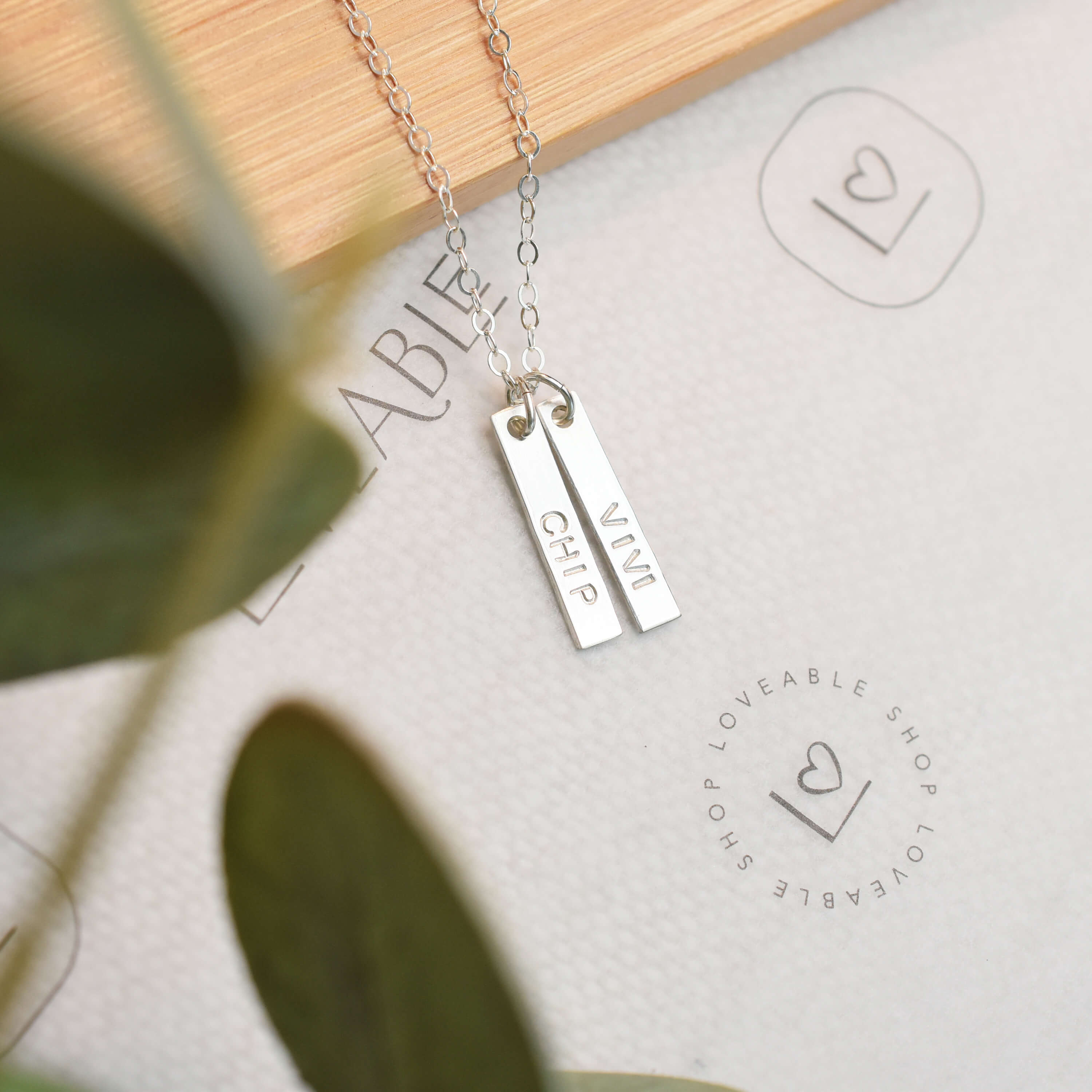 Personalized Name Tag Necklace