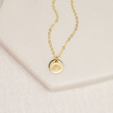 Rainbow Disc Necklace