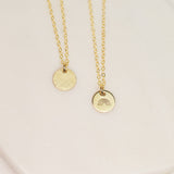 Rainbow Disc Necklace