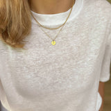 Rainbow Disc Necklace