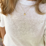Rainbow Disc Necklace
