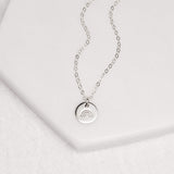 Rainbow Disc Necklace
