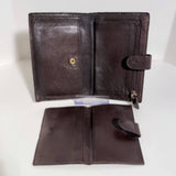 Bottega Veneta Intrecciato Brown Compact Wallet with insert