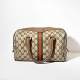 0003 Gucci Boston Bag GG Canvas