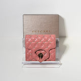 00027 Bvlgari Pink Compact Wallet