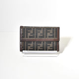 0009 Fendi Zucca Trifold Wallet