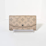00037 Louis Vuitton Monogram Mahina Iris Wallet NM Galet