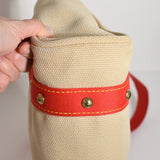 Louis Vuitton Canvas Antigua Cabas Tote MM Khaki