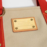 Louis Vuitton Canvas Antigua Cabas Tote MM Khaki