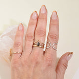 Chevron Sparkle Ring