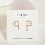 Squiggle Threader Earrings