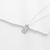 Personalized Initial Tag Necklace