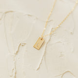 Personalized Initial Tag Necklace