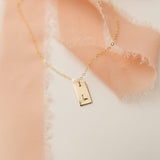 Personalized Initial Tag Necklace