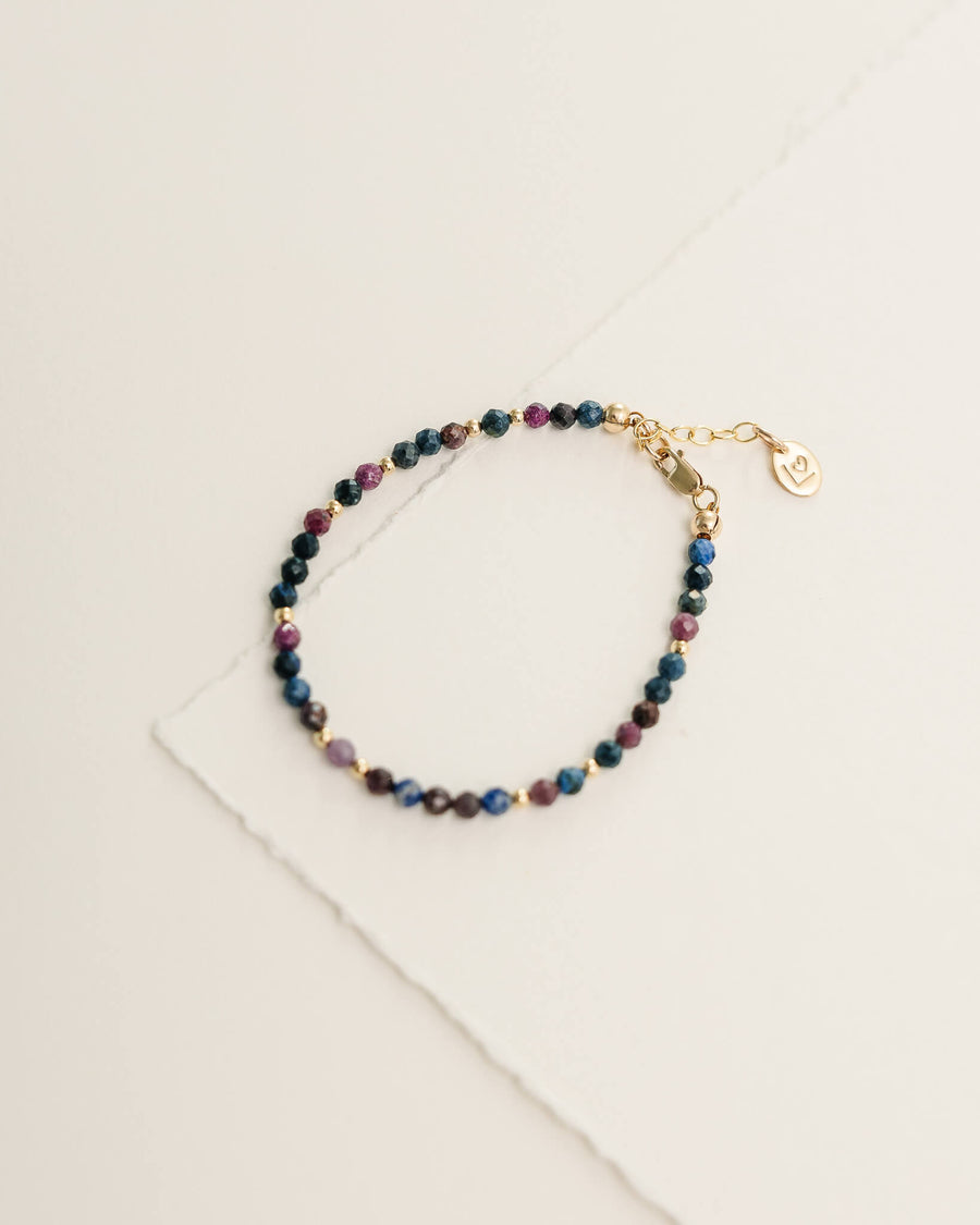 Ruby Sapphire Bracelet