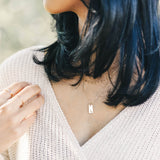Personalized Initial Tag Necklace