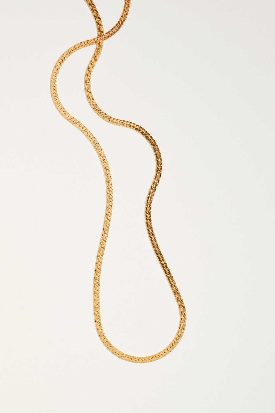 Golden Hour Herringbone Chain