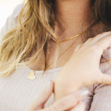 Golden Hour Herringbone Chain