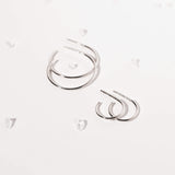 Luxe Hoop Set | Silver