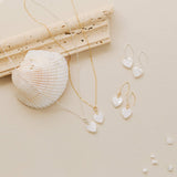 Mother of Pearl Heart Necklace