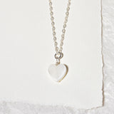 Mother of Pearl Heart Necklace