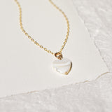 Mother of Pearl Heart Necklace