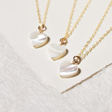 Mother of Pearl Heart Necklace