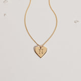 Heart Initial Necklace