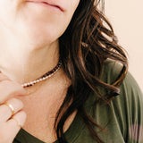 Blush Beaded Pearl Necklace