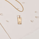 Slice of Sunshine Rectangle Charm