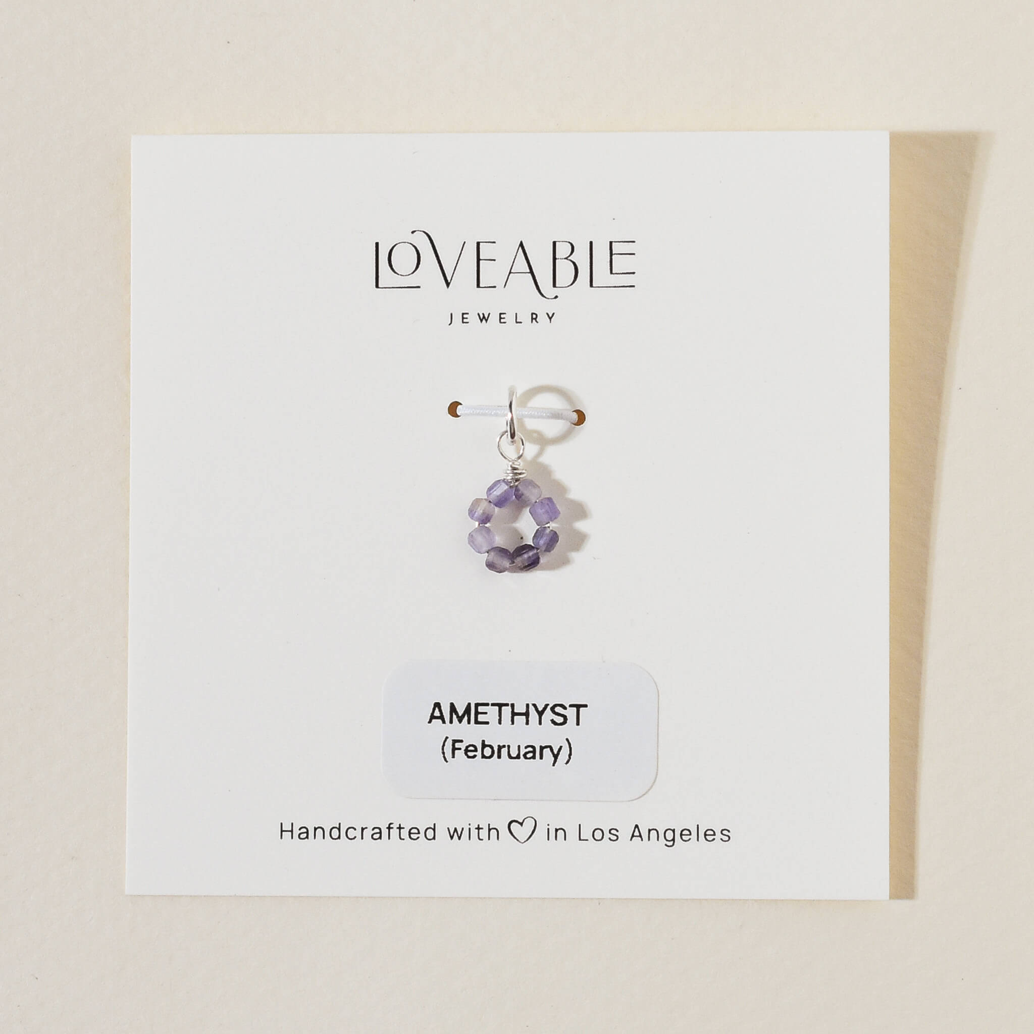 Flower Birthstone Charm