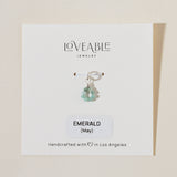 Birthstone Flower Necklace