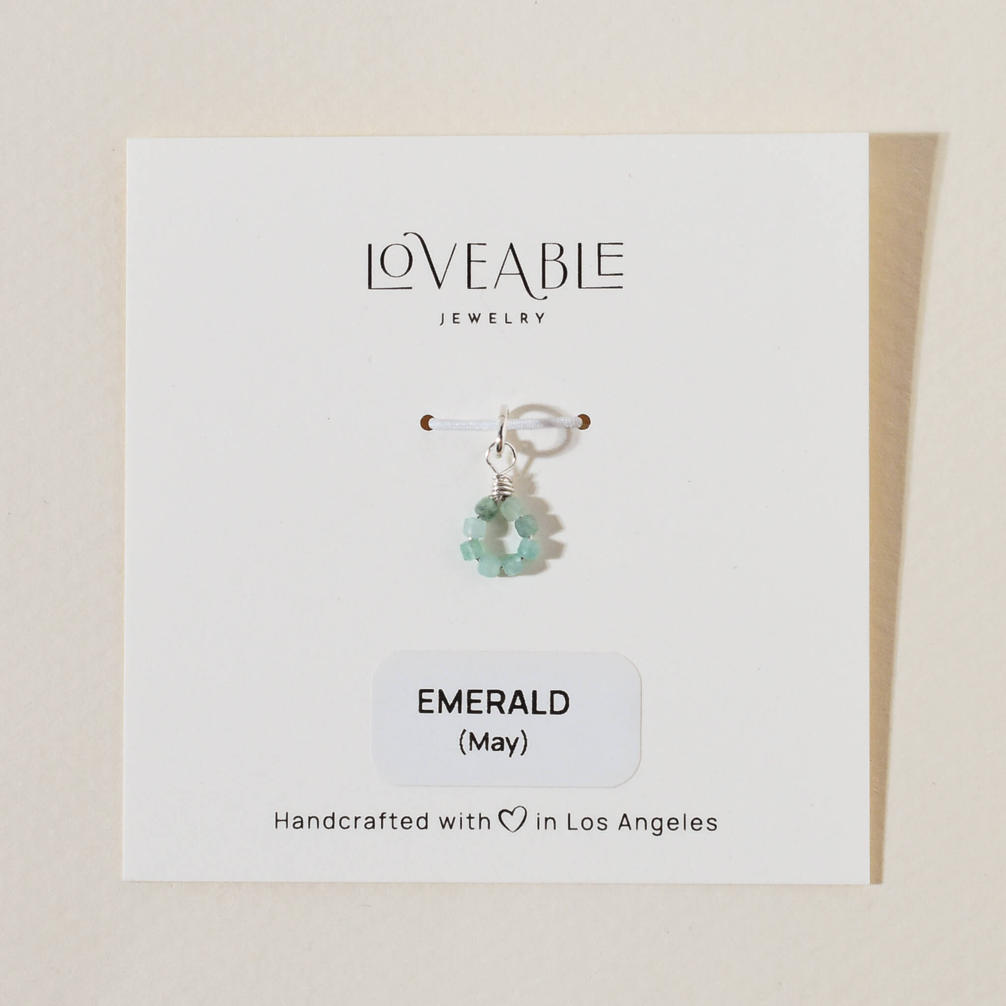 Flower Birthstone Charm