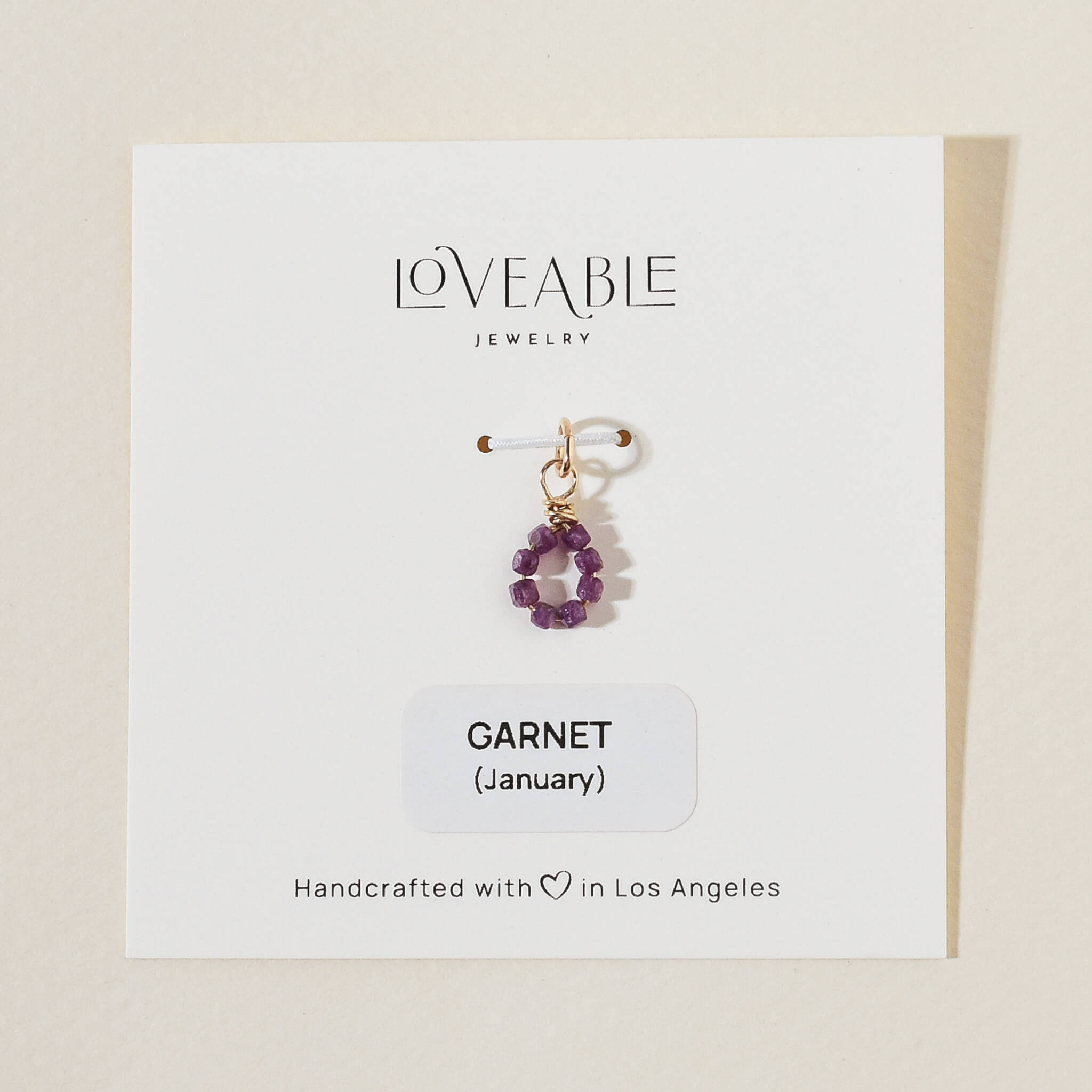Flower Birthstone Charm