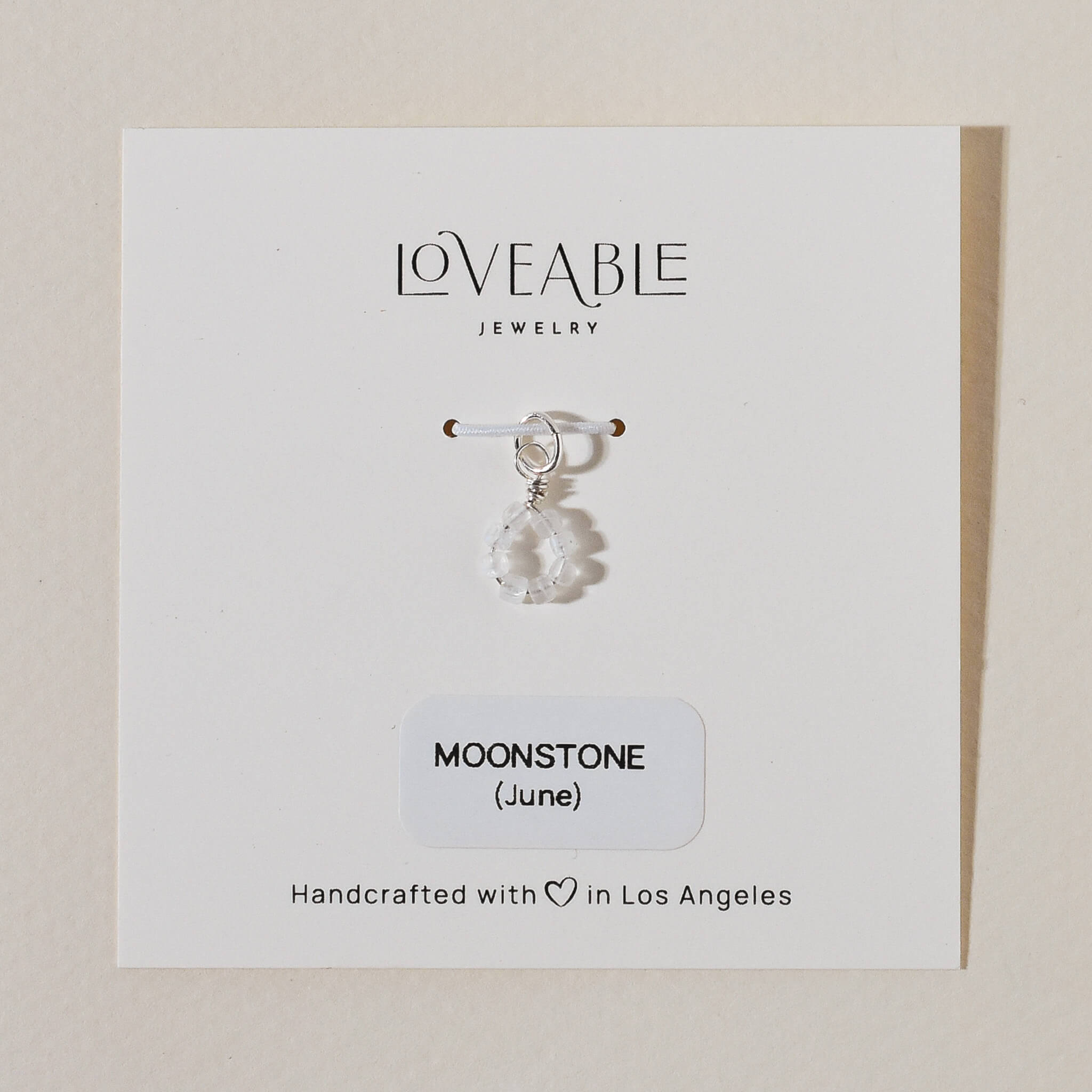Flower Birthstone Charm
