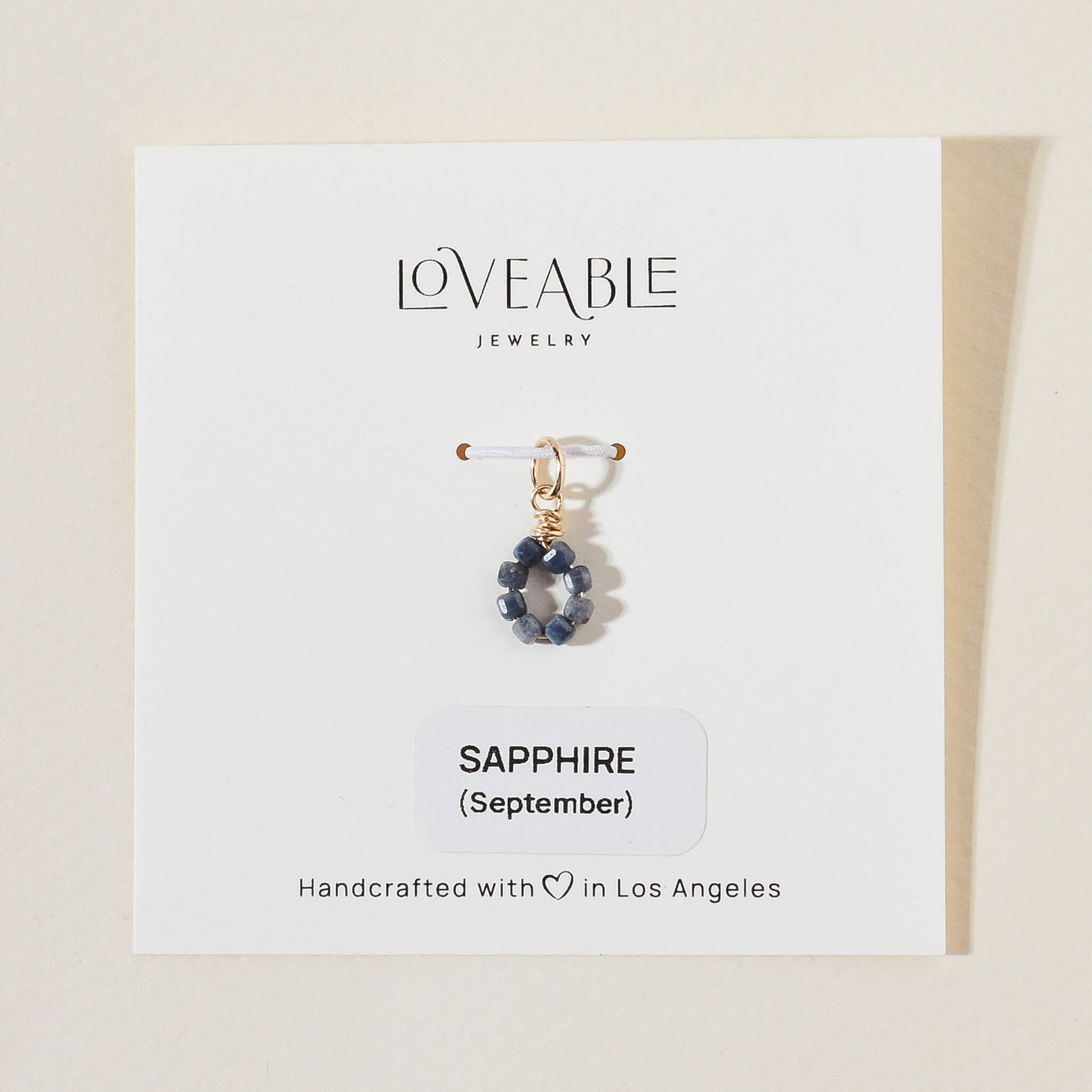 Flower Birthstone Charm