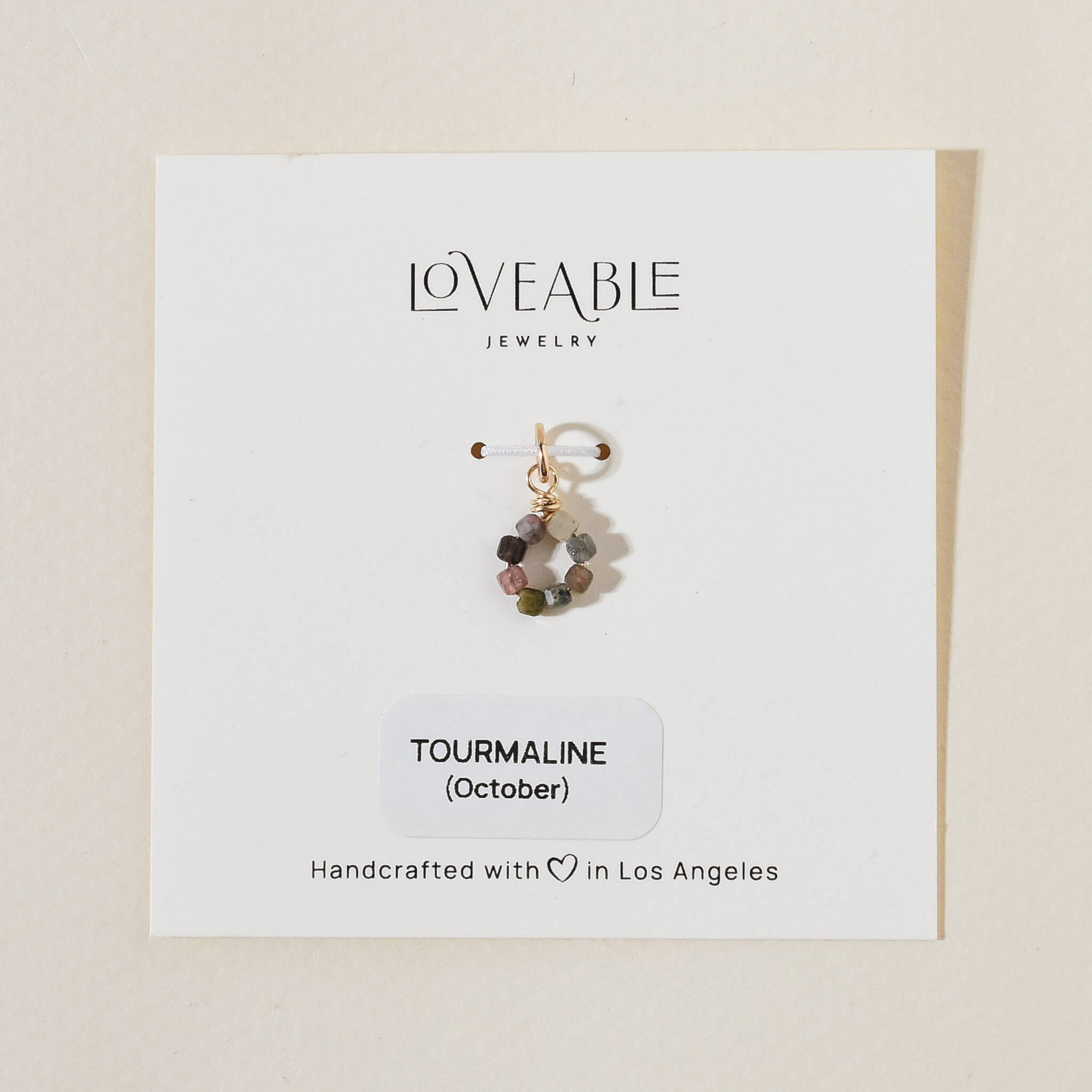 Flower Birthstone Charm