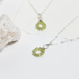 Birthstone Flower Necklace