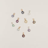 Flower Birthstone Charm
