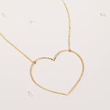 Emily Large Open Heart Necklace