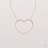 Emily Large Open Heart Necklace