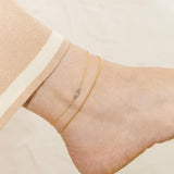 Gem Trio Anklet