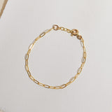 Little Paperclip Chain Bracelet