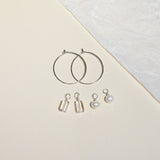 5 Way Charm Hoop Set