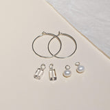 5 Way Charm Hoop Set
