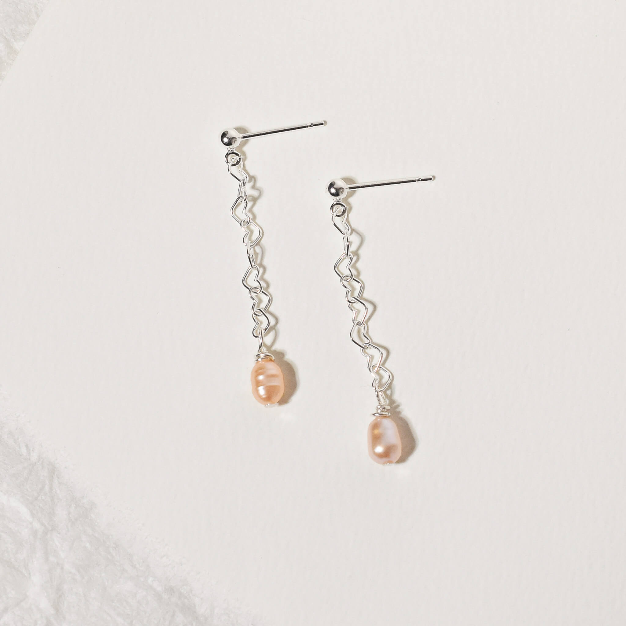 Lover Blush Pearl Drop Earrings