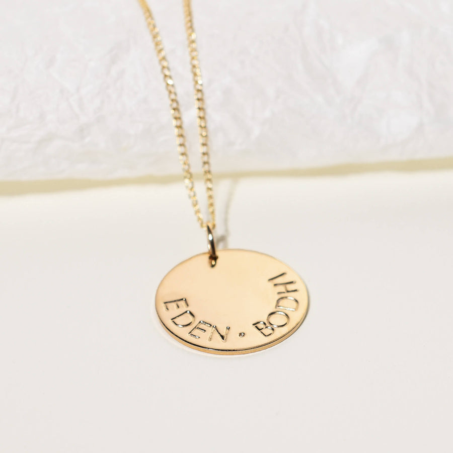Large Luxe Personalized Necklace
